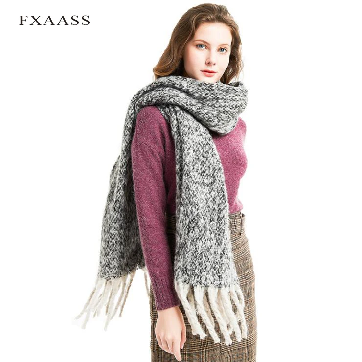 FXAASS New Autumn Winter Solid Scarf Ladies Shawl Fashion Women Tassel Plaid Cashmere Scarves Thicken Warm Wholesale Pashmina
FXAASS New Autumn Winter Solid Scarf Ladies Shawl Fashion Women Tassel Plaid Cashmere Scarves Thicken Warm Wholesale Pashmina