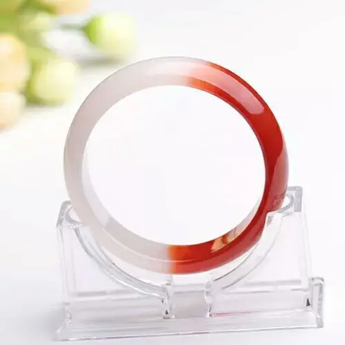 58-66mm Inner Diameter Grade A High Quality Natural White Red Agate Bangle Fine Gemstone Agate Bracelet Jewelry For Women Gifts
58-66mm Inner Diameter Grade A High Quality Natural White Red Agate Bangle Fine Gemstone Agate Bracelet Jewelry For Women Gifts
