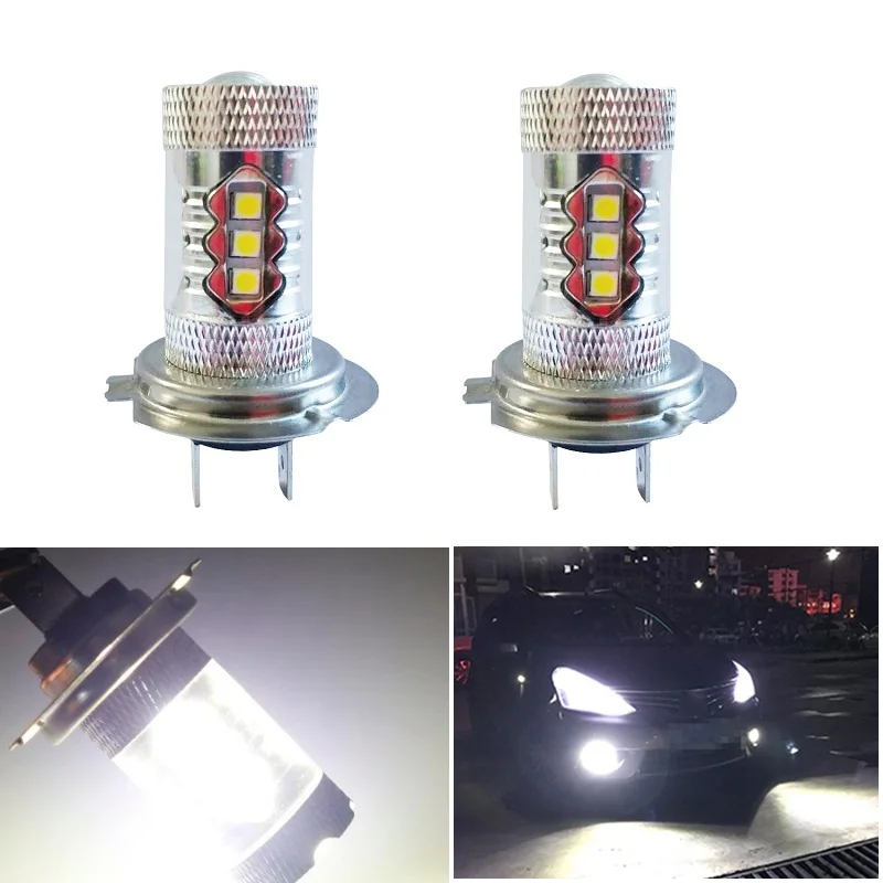 LED Light Bulb Fog Light 3030 LEDx16 80W 6500K -7000K White Light LED Bulb for bulb LED Fog Bulb Headlight for DC12-24V Bulbs
LED Light Bulb Fog Light 3030 LEDx16 80W 6500K -7000K White Light LED Bulb for bulb LED Fog Bulb Headlight for DC12-24V Bulbs