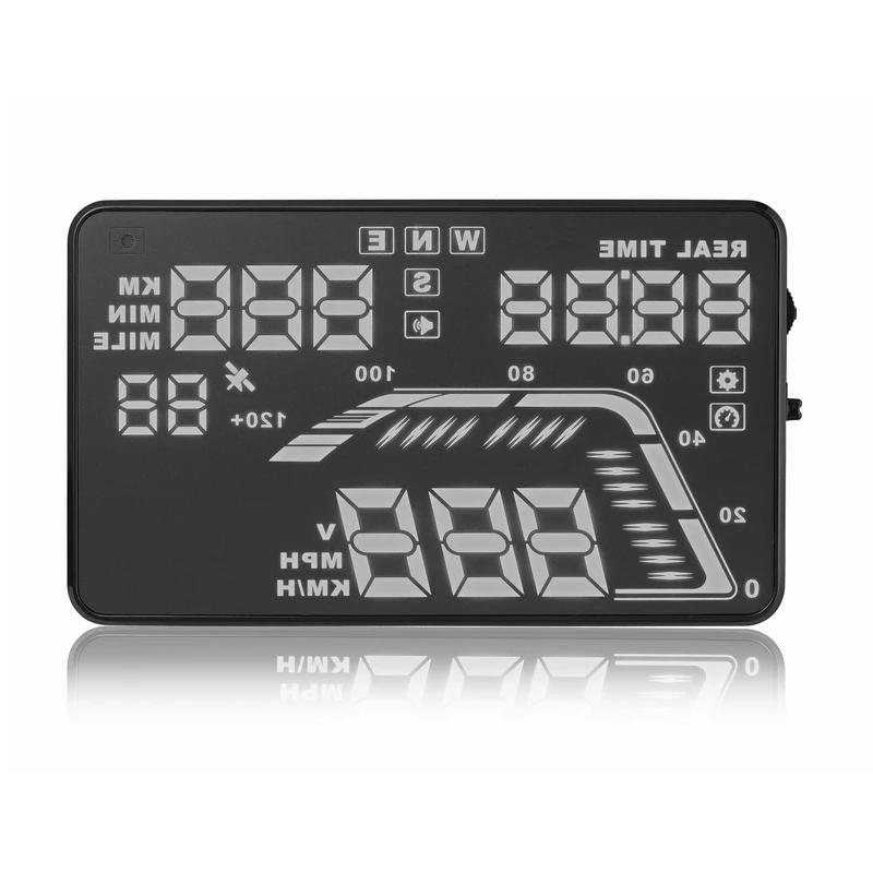 KUNFINE 5,5 "многоцветный автомобильный HUD GPS дисплей спидометры превышение скорости предупреждение приборной панели лобовое стекло проектор 2 вида цветов Q7
KUNFINE 5,5 "многоцветный автомобильный HUD GPS дисплей спидометры превышение скорости предупреждение приборной панели лобовое стекло проектор 2 вида цветов Q7