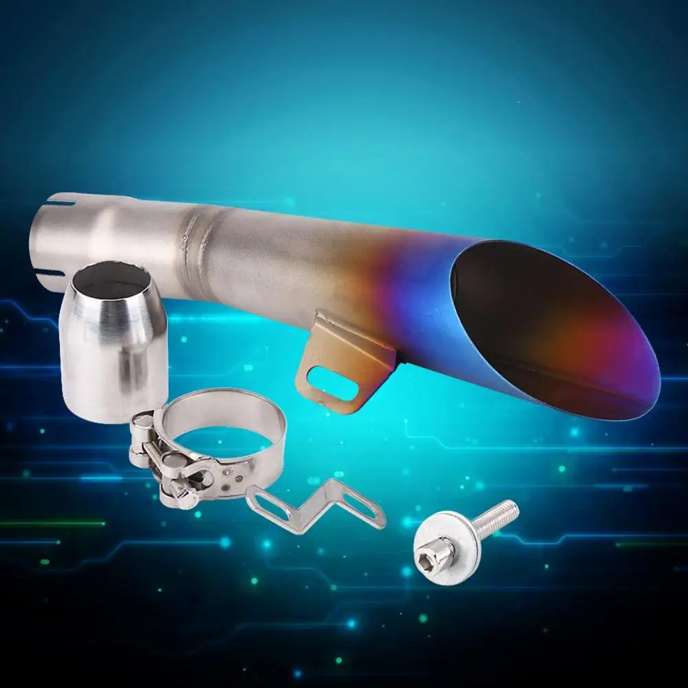 Universal Motorcycle Exhaust Pipe Tip Muffler Stainless Steel Trim Tail Tube Autobike Scooter Muffler Modified Exhaust System
Universal Motorcycle Exhaust Pipe Tip Muffler Stainless Steel Trim Tail Tube Autobike Scooter Muffler Modified Exhaust System