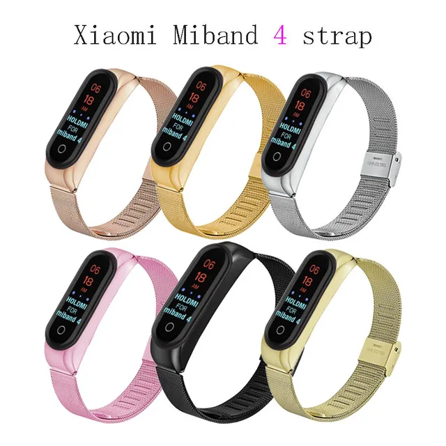 Wrist Strap for Xiaomi Mi Band 4 2019 Newest metal band strap for Miband 4 Smart Wearable Accessories Replacement Watch Strap
Wrist Strap for Xiaomi Mi Band 4 2019 Newest metal band strap for Miband 4 Smart Wearable Accessories Replacement Watch Strap