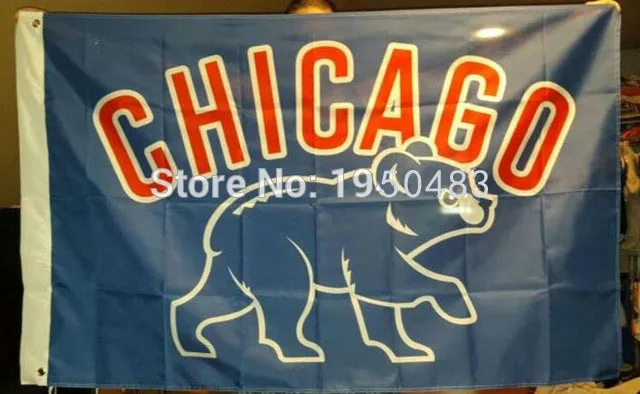 Чикаго Кабс баскетбол буле Флаг 3X5FT спортивные Флаги|sports banners|chicago cubs bannersbasketball banner