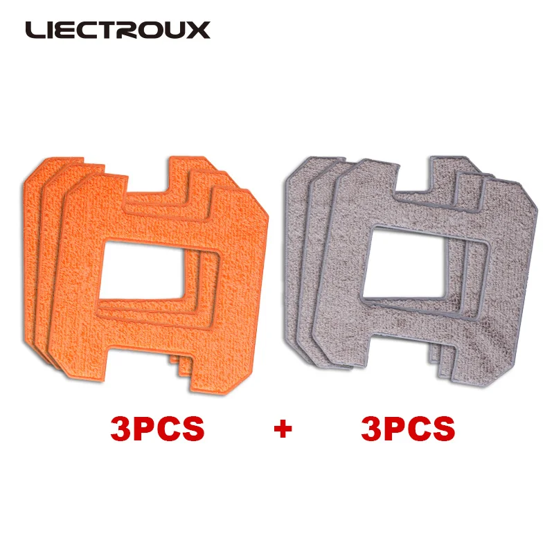 

(For X6) Liectroux Fiber Mopping Cloths for Window Cleaning Robot X6, 6pcs/pack