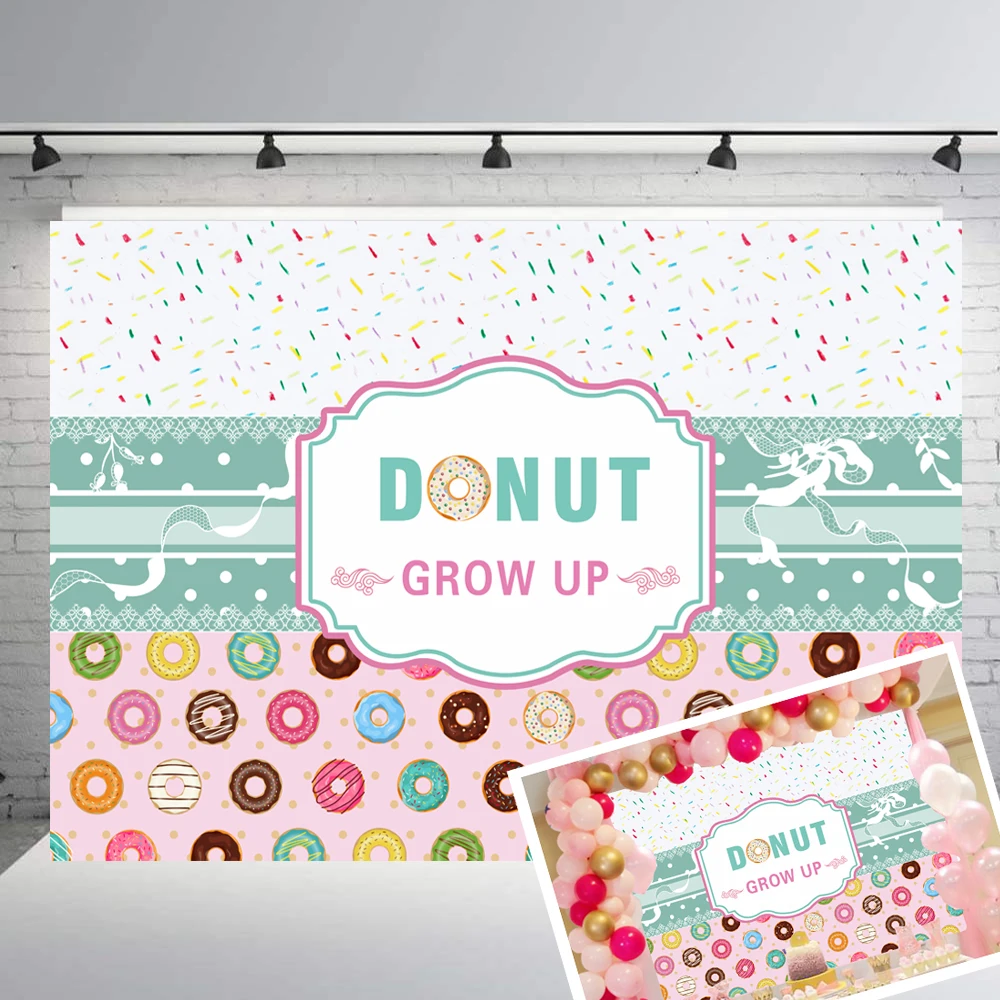 BEIPOTO пончик Grow Up Baby Shower вечерние украшения для детской фотосъемки с изображением