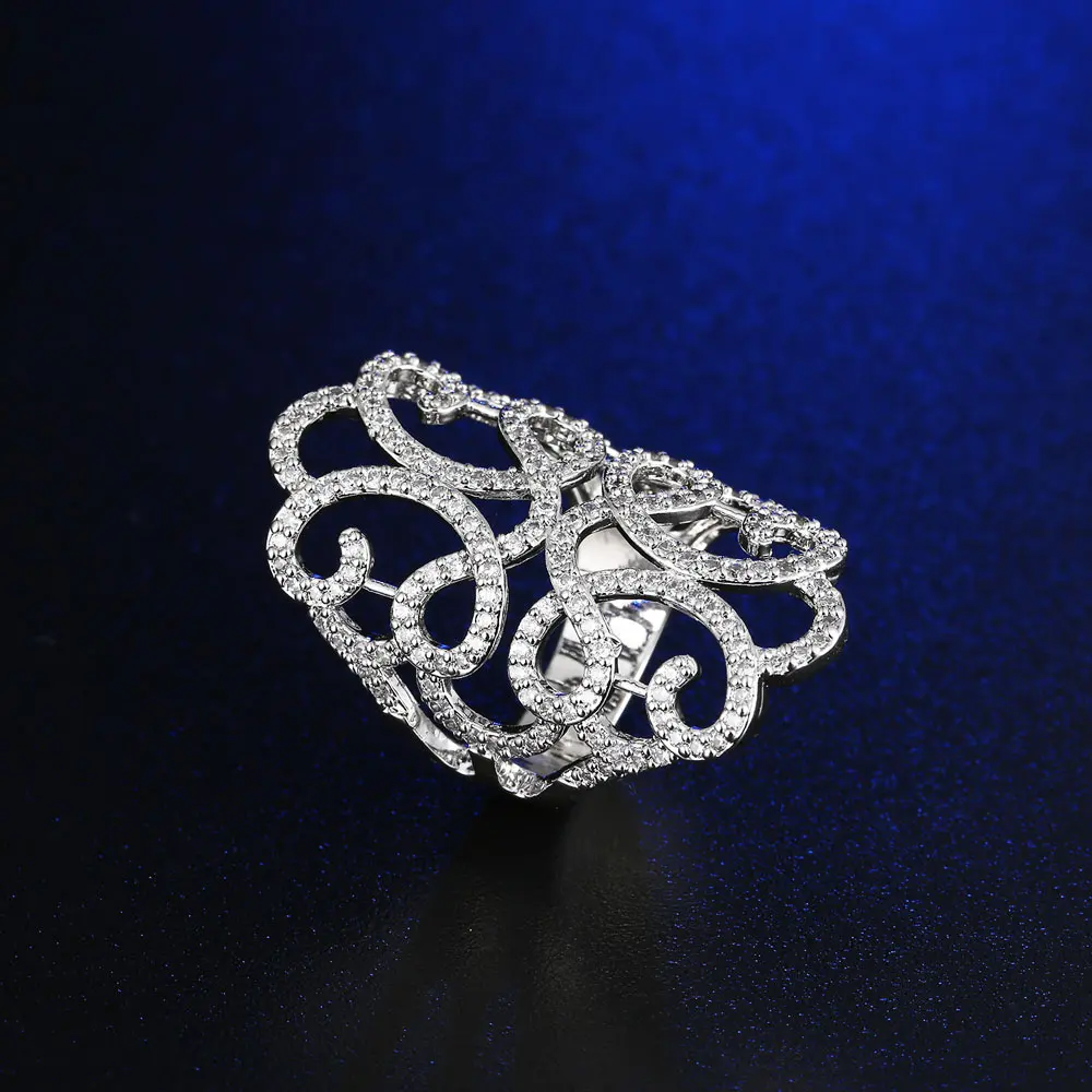 New Arrival FYM Brand AAA Cubic Zircon Ring for Party Women Finger Jewelry Silver Color Bling Rings Female Luxury Design Rings
New Arrival FYM Brand AAA Cubic Zircon Ring for Party Women Finger Jewelry Silver Color Bling Rings Female Luxury Design Rings