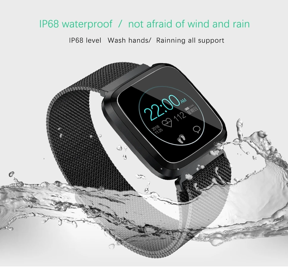 Men women fashion smart watch Q3 Plus IP68 waterproof watches heart rate blood pressure information reminder tracker for xiaomi
Men women fashion smart watch Q3 Plus IP68 waterproof watches heart rate blood pressure information reminder tracker for xiaomi