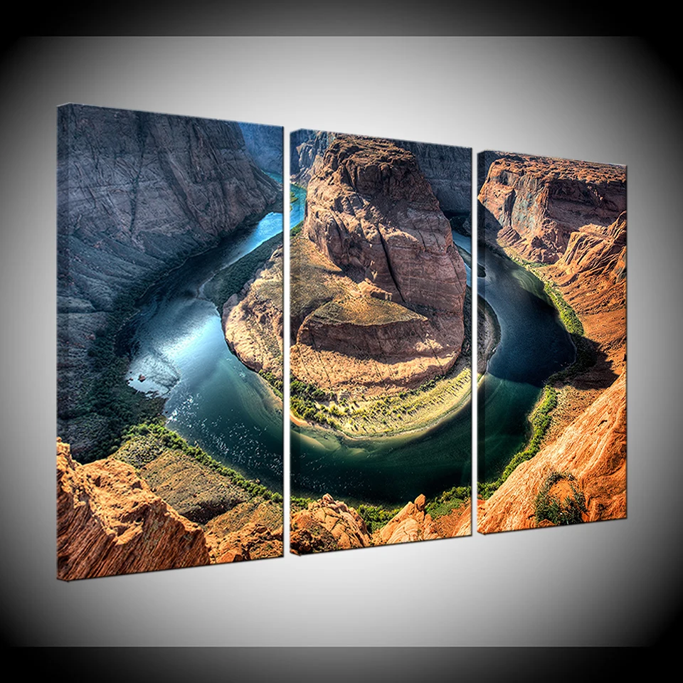 Canvas Painting Horseshoe Bend (Arizona) 3 Pieces Wall Art Painting Modular Wallpapers Poster Print for living room Home Decor
Canvas Painting Horseshoe Bend (Arizona) 3 Pieces Wall Art Painting Modular Wallpapers Poster Print for living room Home Decor