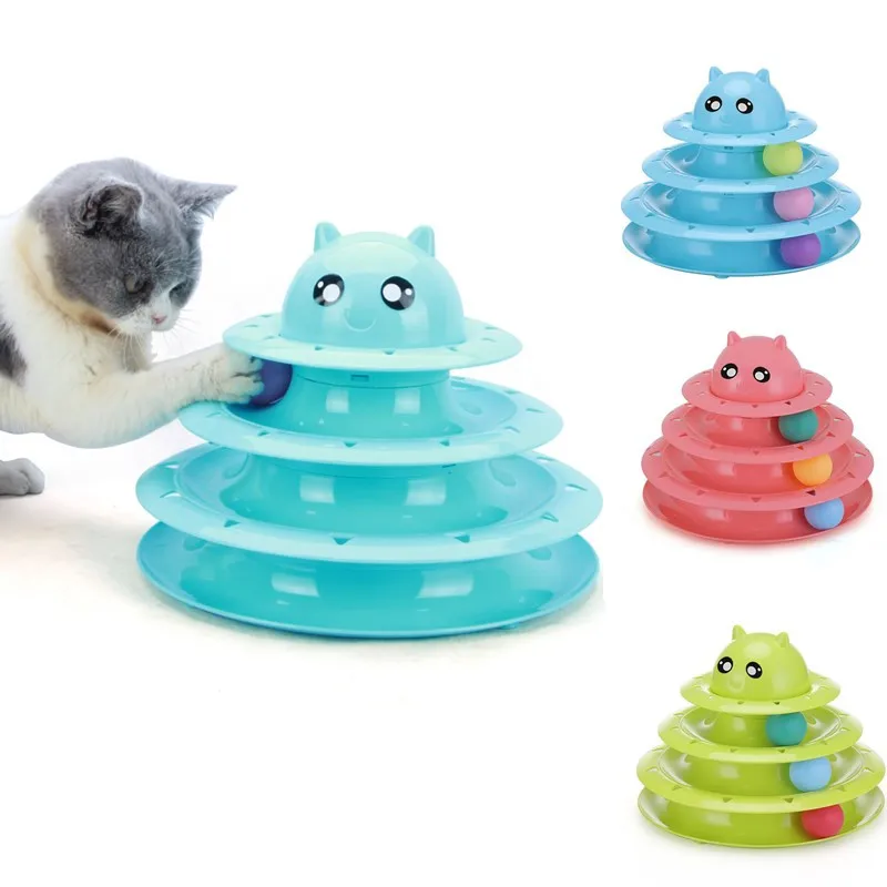Free Shipping Triple Play Plastic Cat Toys Intelligence Ball Disk Interactive Toy For Kitten Cats Funny Pet Playing Toys
Free Shipping Triple Play Plastic Cat Toys Intelligence Ball Disk Interactive Toy For Kitten Cats Funny Pet Playing Toys