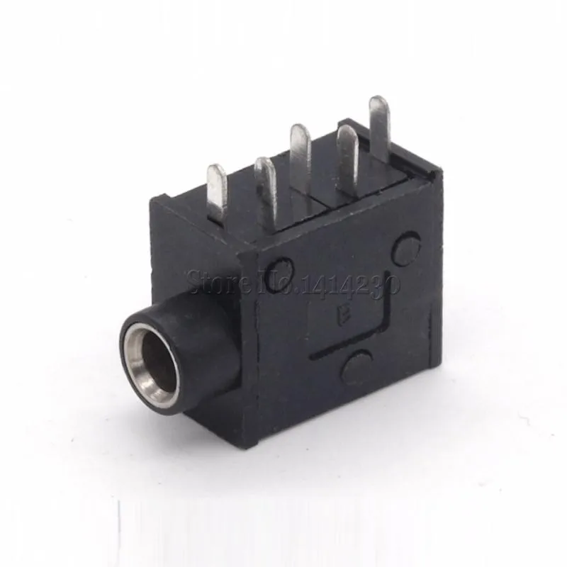 10Pcs PJ-325C PJ325C 3.5mm Stereo Jack Socket Audio Jack Connector PCB 325C Black
10Pcs PJ-325C PJ325C 3.5mm Stereo Jack Socket Audio Jack Connector PCB 325C Black