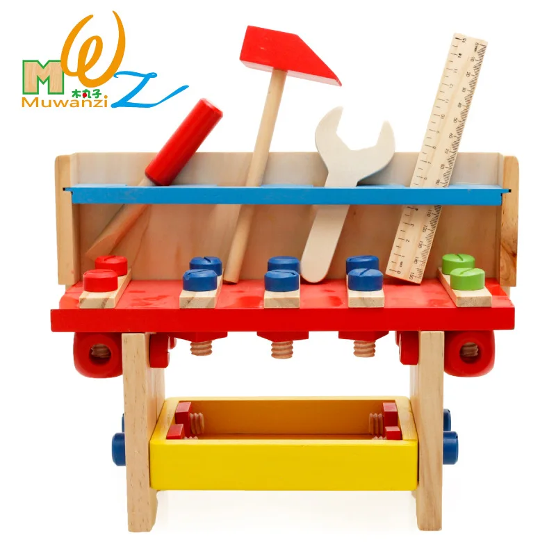 Puzzle children's wooden tool table assembly and disassembly nut combination early education toy birthday gift for boys M90
Puzzle children's wooden tool table assembly and disassembly nut combination early education toy birthday gift for boys M90