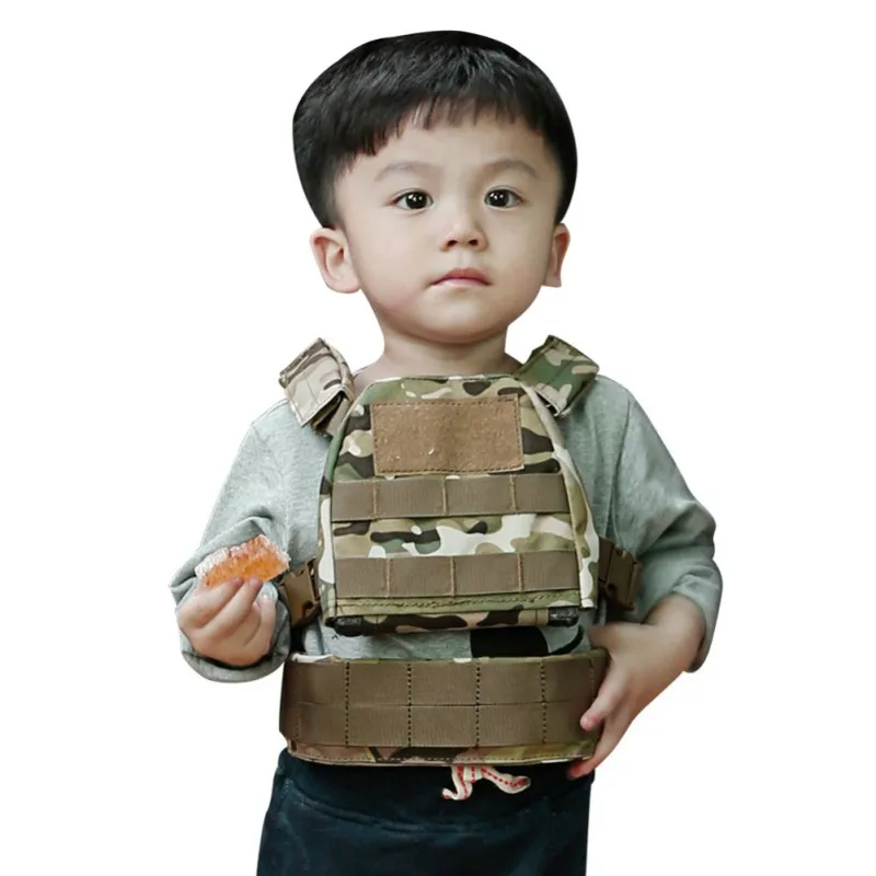Kids Mini Airsoft Tactical Vest with Patrol Belt Molle Combat Vest XS/S Mulitcam
Kids Mini Airsoft Tactical Vest with Patrol Belt Molle Combat Vest XS/S Mulitcam
