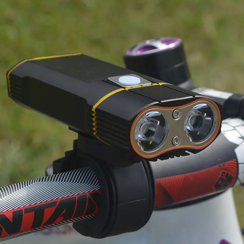NEW USB Rechargeable Front Handlebar Bike Light Bicycle XM-L2 Led Lights Waterproof Headlight Bike Accessories
NEW USB Rechargeable Front Handlebar Bike Light Bicycle XM-L2 Led Lights Waterproof Headlight Bike Accessories