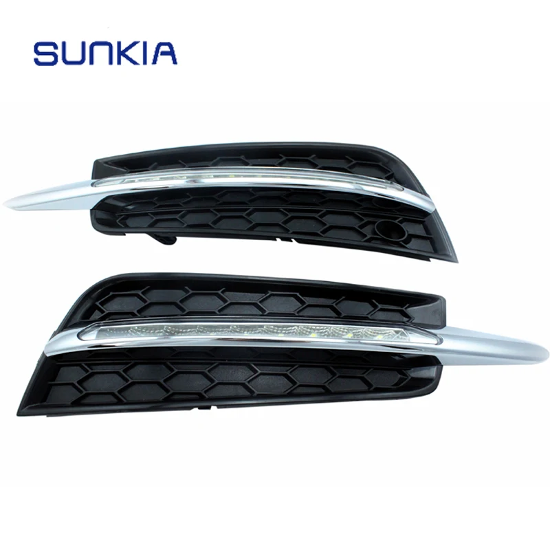 SUNKIA 2 шт./компл. Светодиодный дневной светильник 9 светодиодный DRL для Chevrolet Cruze (2009