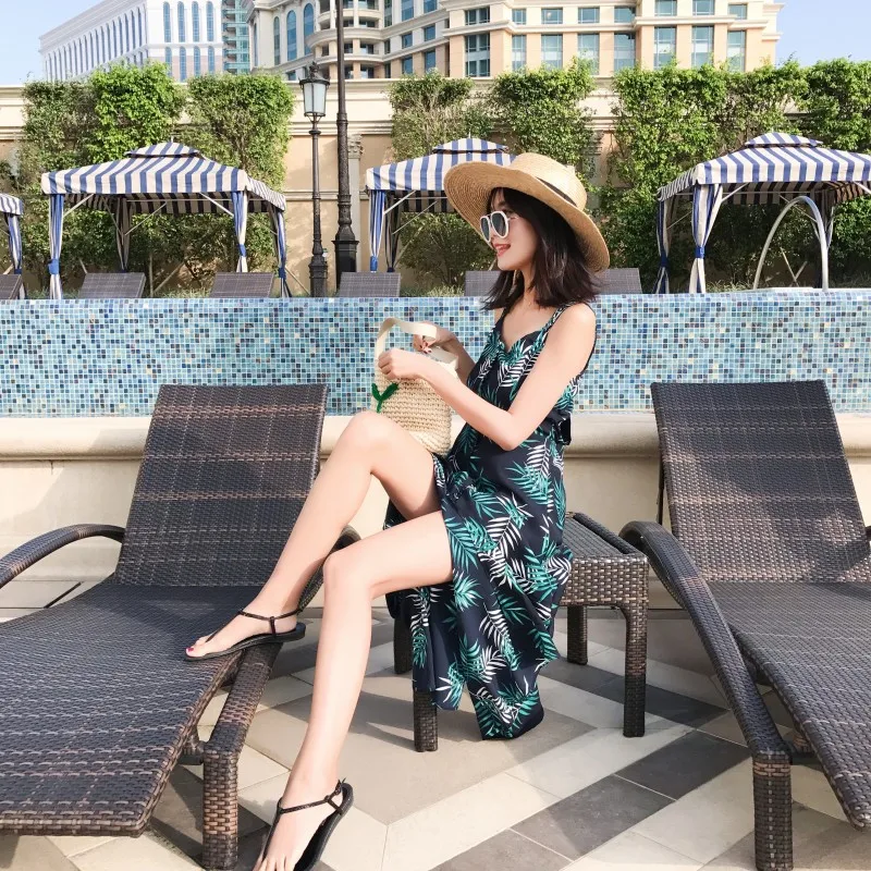 Women's Dress 2019 Summer New Fashion Floral Print Strap Dress Ladies Sexy Slim fit Dresses Bohemia Dress Beach Vestidos A549
Women's Dress 2019 Summer New Fashion Floral Print Strap Dress Ladies Sexy Slim fit Dresses Bohemia Dress Beach Vestidos A549