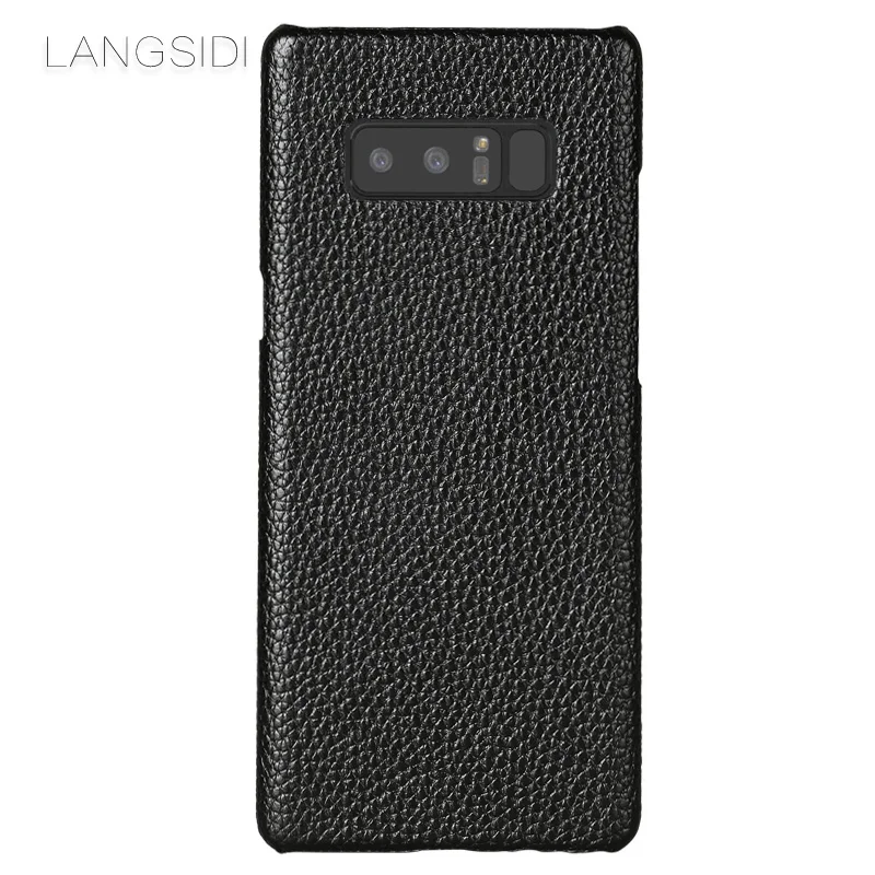 Luxury brand phone case litchi grain half-wrapped phone case For Samsung Note 8 phone case full handmade custom processing
Luxury brand phone case litchi grain half-wrapped phone case For Samsung Note 8 phone case full handmade custom processing