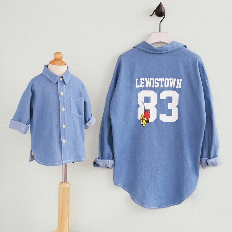 Family Clothing Casual Denim Shirt/Blouse Family Clothes Mother and Daughter Clothes 2016 New clothes Family Clothing
Family Clothing Casual Denim Shirt/Blouse Family Clothes Mother and Daughter Clothes 2016 New clothes Family Clothing