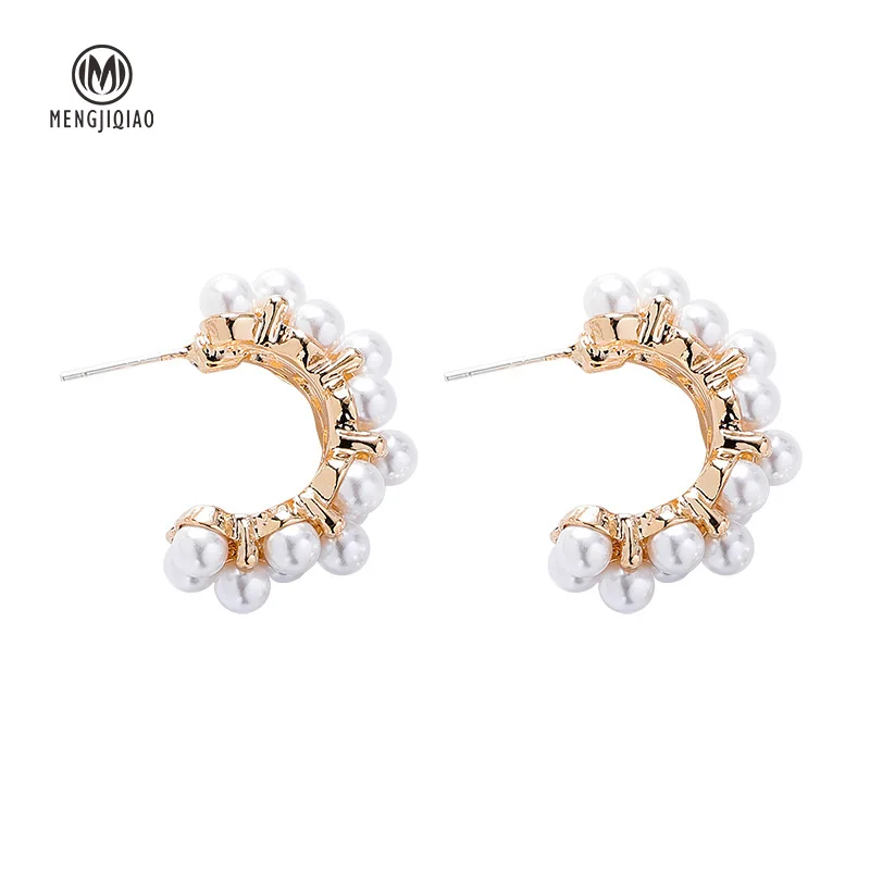 MENGJIQIAO 2019 New Vintage Japan Korean Hoop Earrings For Women Handmade Sweet Simulated Pearl Circle Jewelry Pendientes Gifts
MENGJIQIAO 2019 New Vintage Japan Korean Hoop Earrings For Women Handmade Sweet Simulated Pearl Circle Jewelry Pendientes Gifts