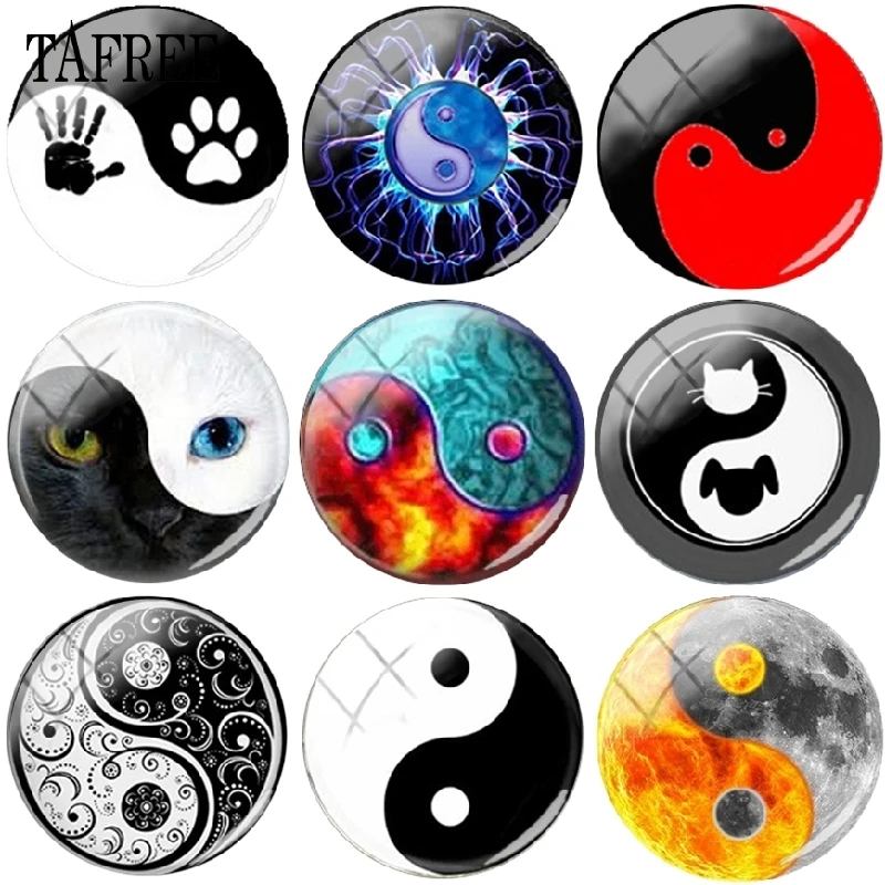 TAFREE Chinese Eight Diagrams Mystery Glass Cabochon Dome 12-20 MM DIY Round Bead For Keychains Earrings Jewelry
TAFREE Chinese Eight Diagrams Mystery Glass Cabochon Dome 12-20 MM DIY Round Bead For Keychains Earrings Jewelry