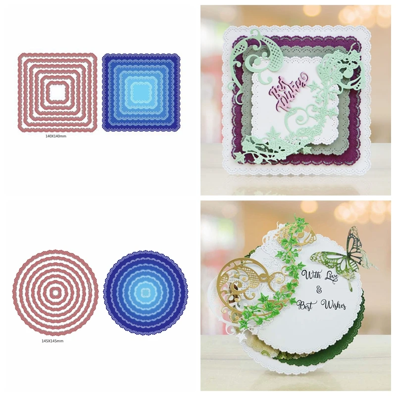 Stack Multilaye Frame Metal Cutting Dies Stencils For DIY Scrapbooking Decoration Embossing Supplier Handcraft Die Cut Template
Stack Multilaye Frame Metal Cutting Dies Stencils For DIY Scrapbooking Decoration Embossing Supplier Handcraft Die Cut Template
