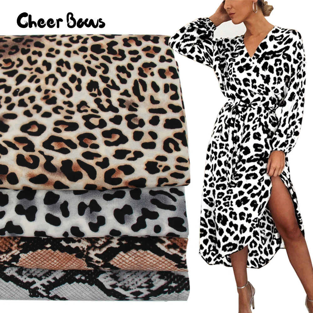 45*150CM Fashionable Chiffon Fabrics Leopard Pattern Fabric Soft Touch DIY Shawl Headband Clothes For Patchwork Sewing Materials
45*150CM Fashionable Chiffon Fabrics Leopard Pattern Fabric Soft Touch DIY Shawl Headband Clothes For Patchwork Sewing Materials