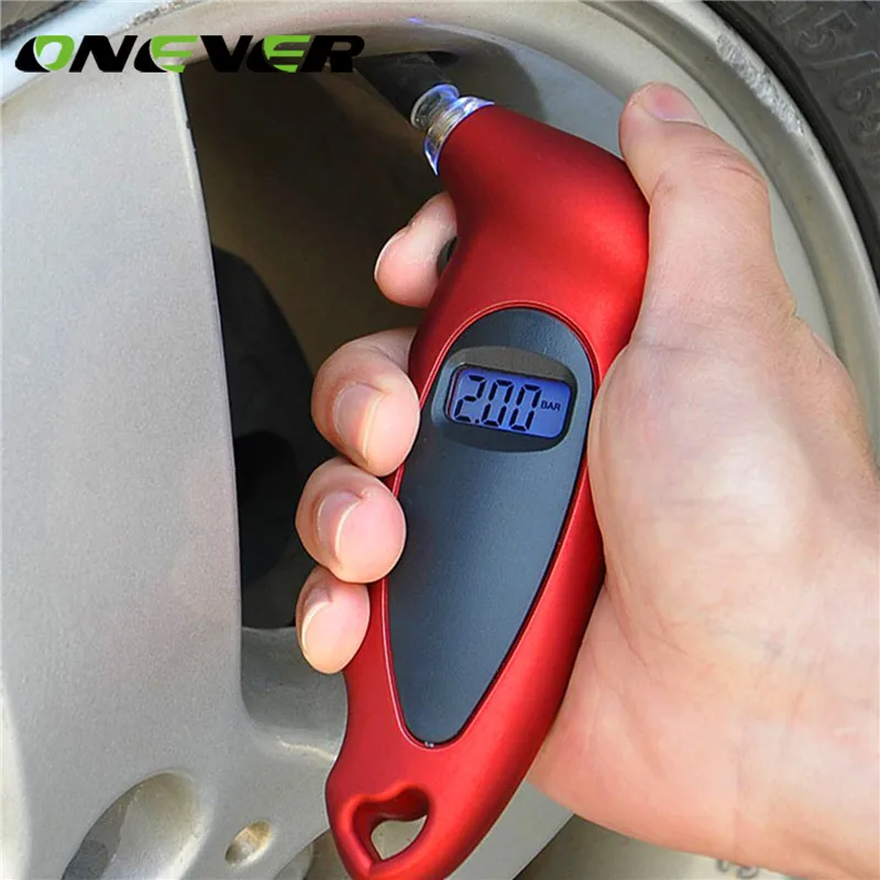 Onever Car Digital Bicycle Bike Car Digital Tire Gauge Diagnostic LCD Display Universal Digital Tire Pressure Tool 0-100psi
Onever Car Digital Bicycle Bike Car Digital Tire Gauge Diagnostic LCD Display Universal Digital Tire Pressure Tool 0-100psi