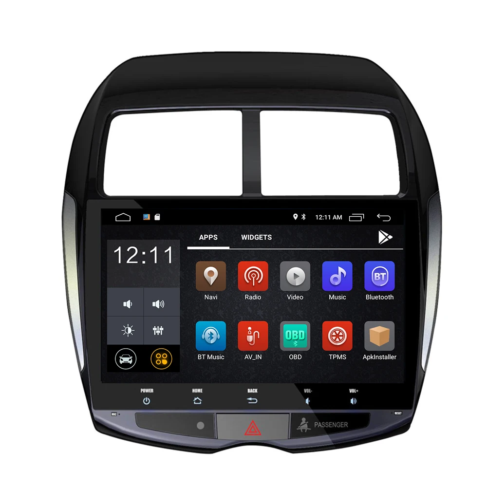 Автомобильный dvd плеер на android 10 головное устройство с экраном 2 дюйма GPS для MITSUBISHI
