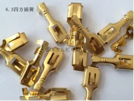 100pcs/lot 6.3mm Crimp Terminal Female Splice Spade Connector Copper Splice With Case
100pcs/lot 6.3mm Crimp Terminal Female Splice Spade Connector Copper Splice With Case