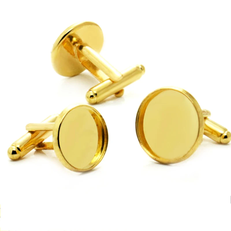 4pcs Real Gold Plated Not-Easy-Fading Cuff link/Cufflink Bezel Fit 12mm 14mm 16mm 20mm Setting Tray for Glass Cabochons/Bezel
4pcs Real Gold Plated Not-Easy-Fading Cuff link/Cufflink Bezel Fit 12mm 14mm 16mm 20mm Setting Tray for Glass Cabochons/Bezel