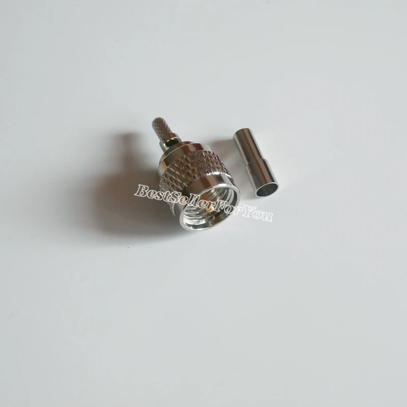 1Pcs mini UHF male plug window crimp solder RG174 RG316 LMR100 cable straight RF Connector
1Pcs mini UHF male plug window crimp solder RG174 RG316 LMR100 cable straight RF Connector