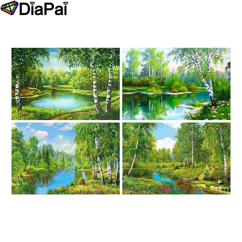DIAPAI 5D DIY Diamond Painting 100% Full Square/Round Drill "Beautiful tree scenery" 3D Embroidery Cross Stitch Home Decor
DIAPAI 5D DIY Diamond Painting 100% Full Square/Round Drill "Beautiful tree scenery" 3D Embroidery Cross Stitch Home Decor