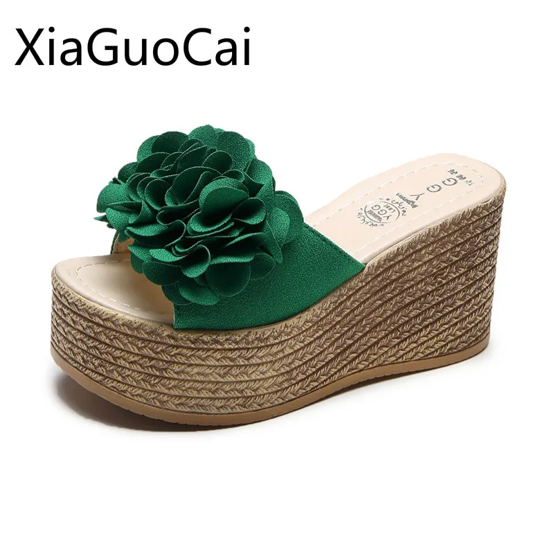 Wedges Women's Slippers 2019 Newest Casual Open Toe Female Platform Slippers Shoes Non-slip Beach Slippers for Girls
Wedges Women's Slippers 2019 Newest Casual Open Toe Female Platform Slippers Shoes Non-slip Beach Slippers for Girls