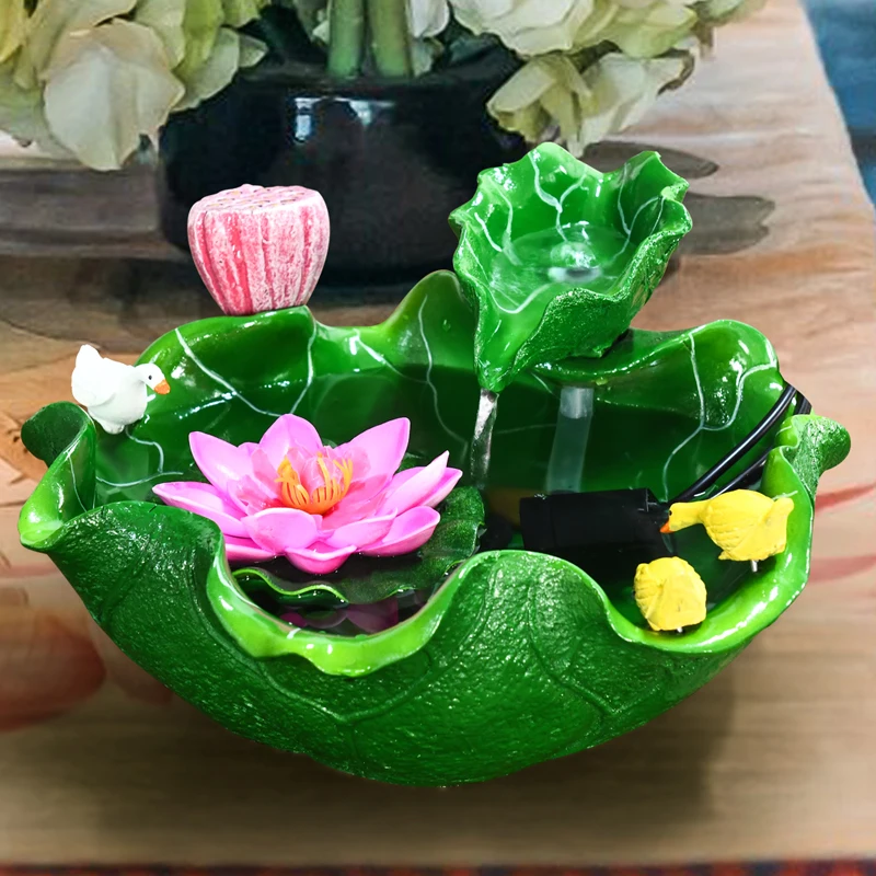 110/220V Creative Fish Tank Resin Water Fountain Humidifier for Purifying Air Bonsai Office Home Feng Shui Decoration Crafts
110/220V Creative Fish Tank Resin Water Fountain Humidifier for Purifying Air Bonsai Office Home Feng Shui Decoration Crafts