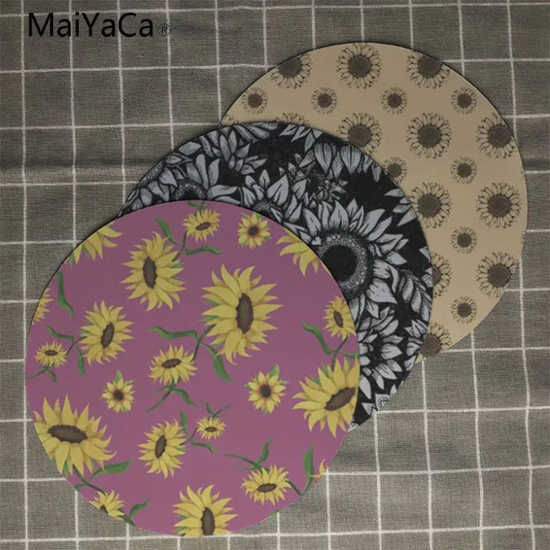 Уникальный Настольный коврик MaiYaCa в виде подсолнуха для игр, круглый коврик для мыши размером 20x20 см, 22x22 см
Уникальный Настольный коврик MaiYaCa в виде подсолнуха для игр, круглый коврик для мыши размером 20x20 см, 22x22 см