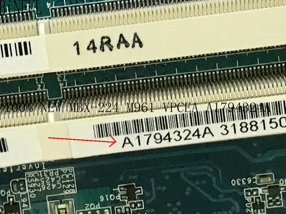 BiNFUL 100% тестирование, M961 MBX-224 A1794324A ( A1794327A ) MBX-224 материнская плата для SONY VPCEA серии MBX-224 материнская плата.
BiNFUL 100% тестирование, M961 MBX-224 A1794324A ( A1794327A ) MBX-224 материнская плата для SONY VPCEA серии MBX-224 материнская плата.