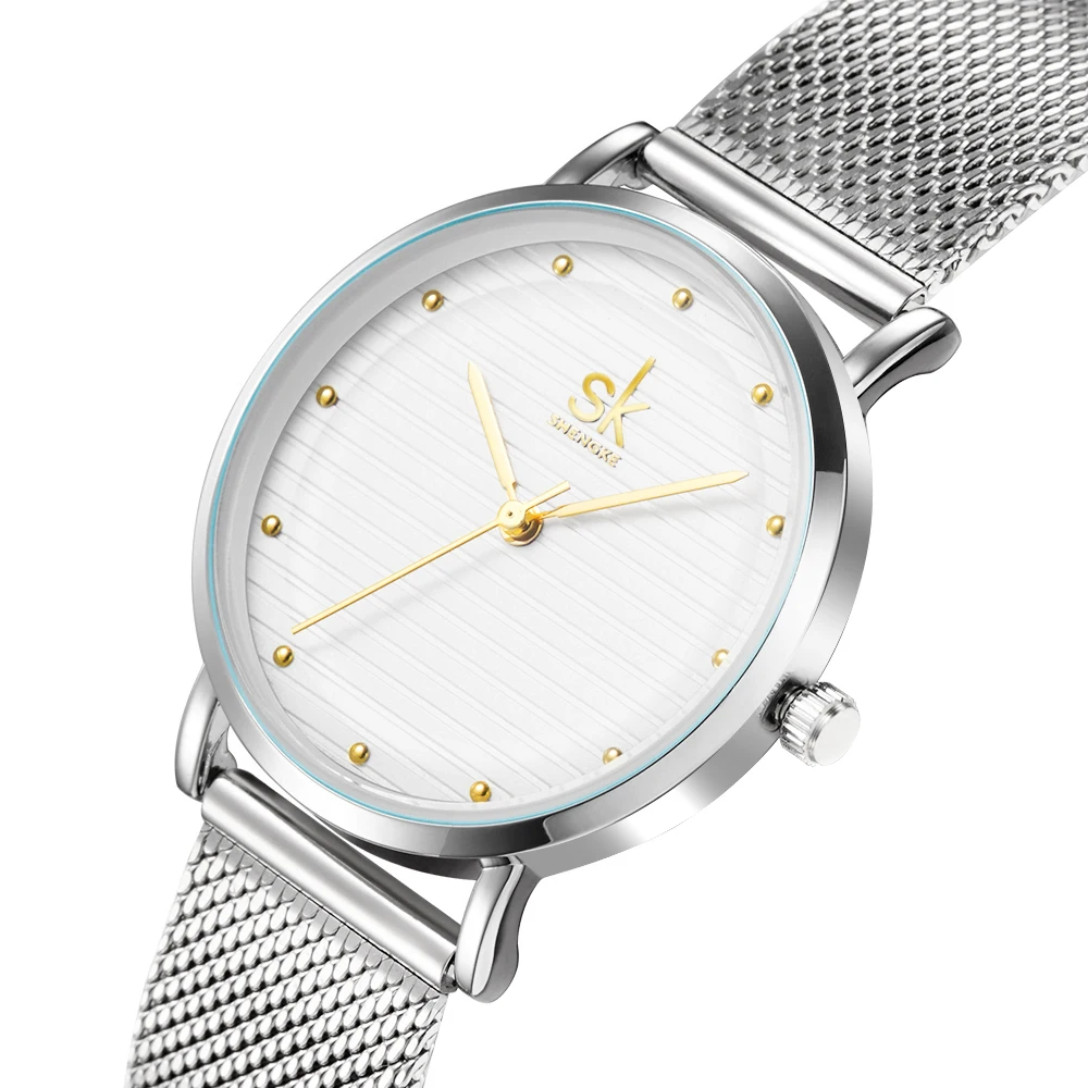 Shengke Women Watch Luxury Brand Quartz Watch Ladies Wristwatch Stainless Steel Mesh Band Relogio Masculino 2019 SK Clock #K0049
Shengke Women Watch Luxury Brand Quartz Watch Ladies Wristwatch Stainless Steel Mesh Band Relogio Masculino 2019 SK Clock #K0049