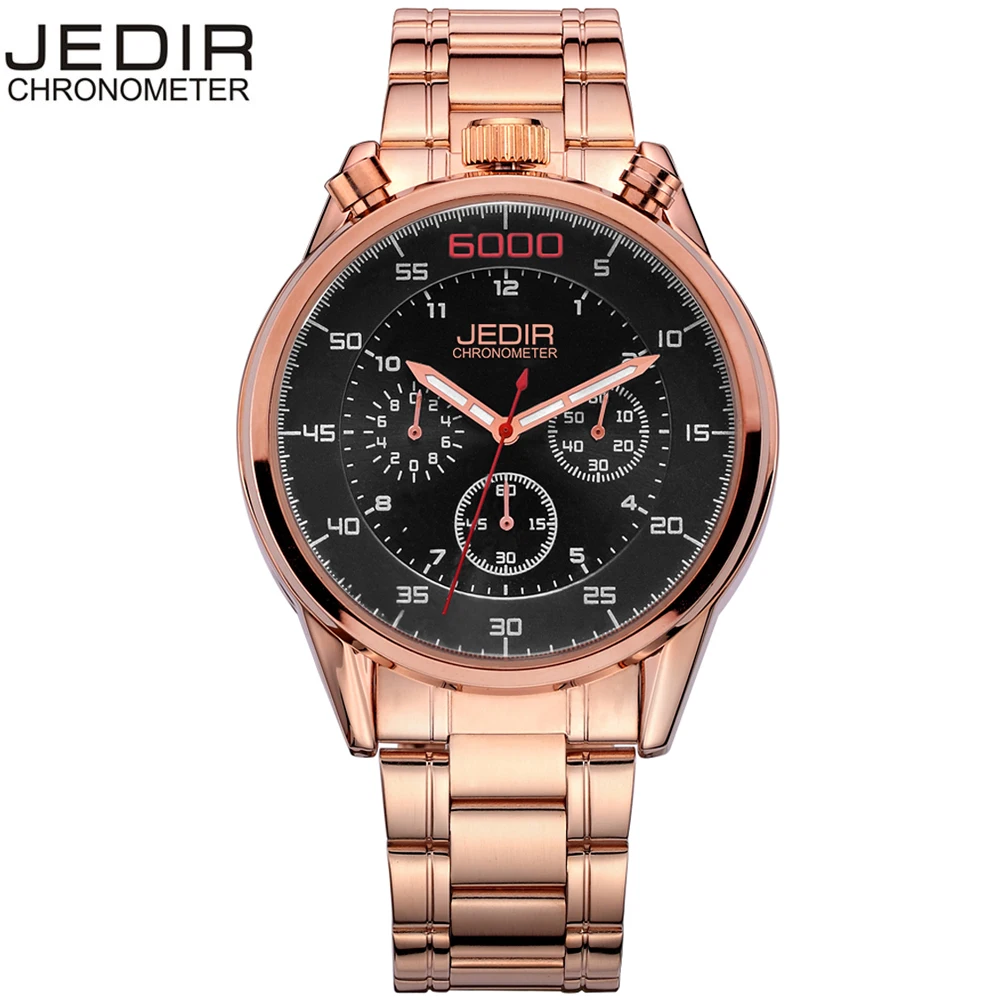 Saudi Arabia luxury Top Brand JEDIR Gold Watch Men Chronograph Mens Watches Military Sport Luminous Wristwatch Relogio Masculino
Saudi Arabia luxury Top Brand JEDIR Gold Watch Men Chronograph Mens Watches Military Sport Luminous Wristwatch Relogio Masculino
