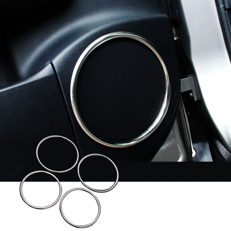 4pcs Car Stainless Steel Door Speaker Grille Ring Cover Trim Fit For Lexus RX300 RX450H
4pcs Car Stainless Steel Door Speaker Grille Ring Cover Trim Fit For Lexus RX300 RX450H