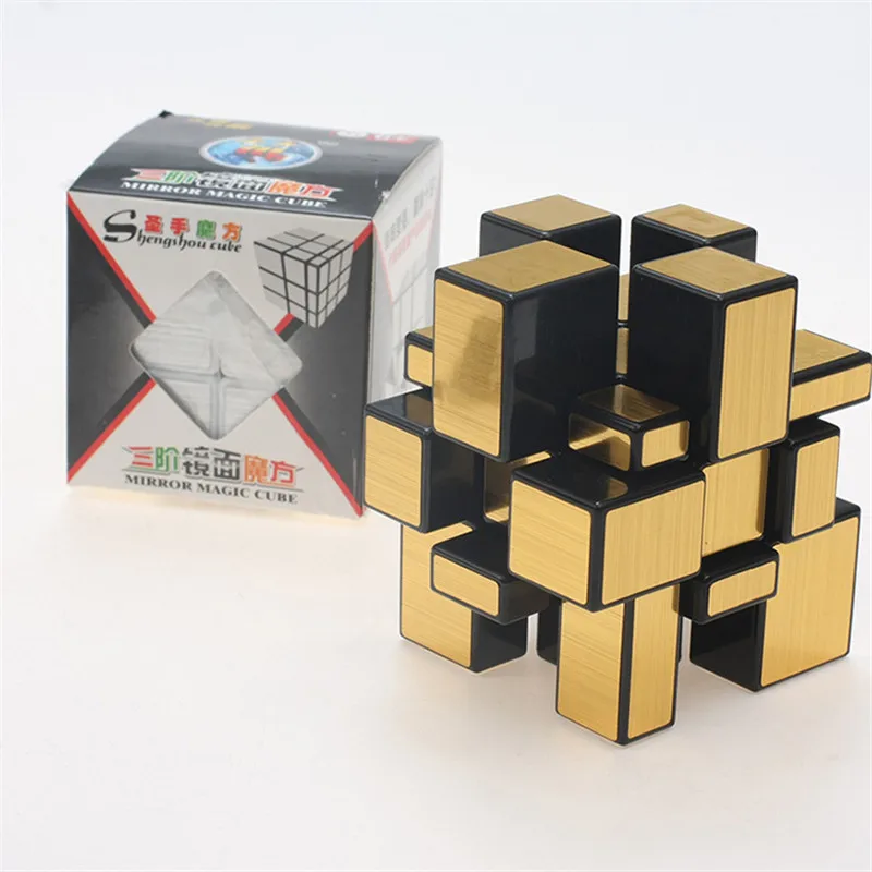 3x3x3 57 мм Стильный волшебный куб с литой проволокой вызов подарки пазл зеркальные