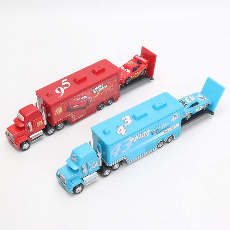 Disney Pixar Cars 2 Toys Lightning McQueen Mack Truck The King 1:55 Diecast Metal Alloy Modle Figures Toys Gifts For Children
Disney Pixar Cars 2 Toys Lightning McQueen Mack Truck The King 1:55 Diecast Metal Alloy Modle Figures Toys Gifts For Children