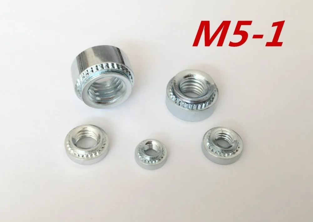 50 шт./лот высокое качество M5-1 M5 муфта втулки клинч-гайка сталь оцинкованные заклепочные гайки вставки самозажимные гайки
50 шт./лот высокое качество M5-1 M5 муфта втулки клинч-гайка сталь оцинкованные заклепочные гайки вставки самозажимные гайки