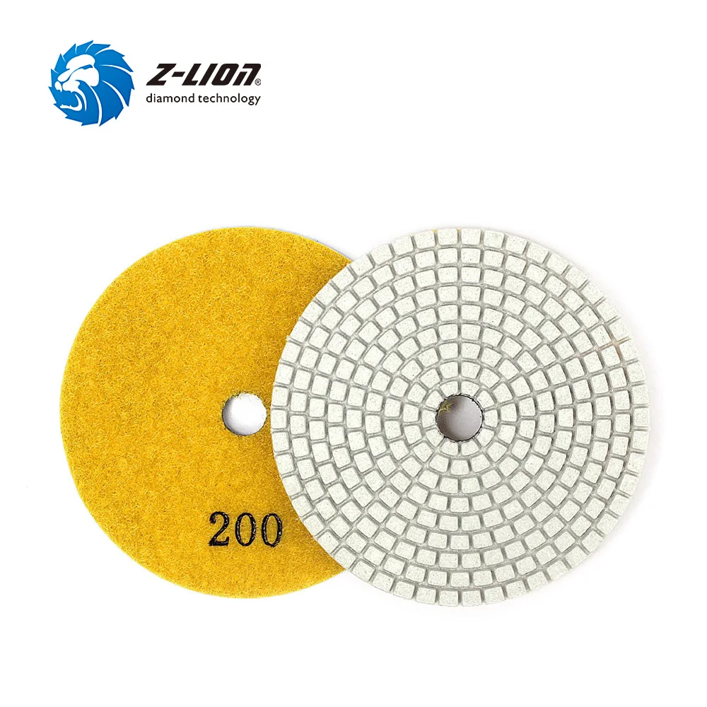 Z-LION 4" 7pcs/Set Diamond Polishing Pads Dry or Wet Use Granite Marble Concrete Stone Grinding Wheel Sanding Disc Polishing Pad
Z-LION 4" 7pcs/Set Diamond Polishing Pads Dry or Wet Use Granite Marble Concrete Stone Grinding Wheel Sanding Disc Polishing Pad