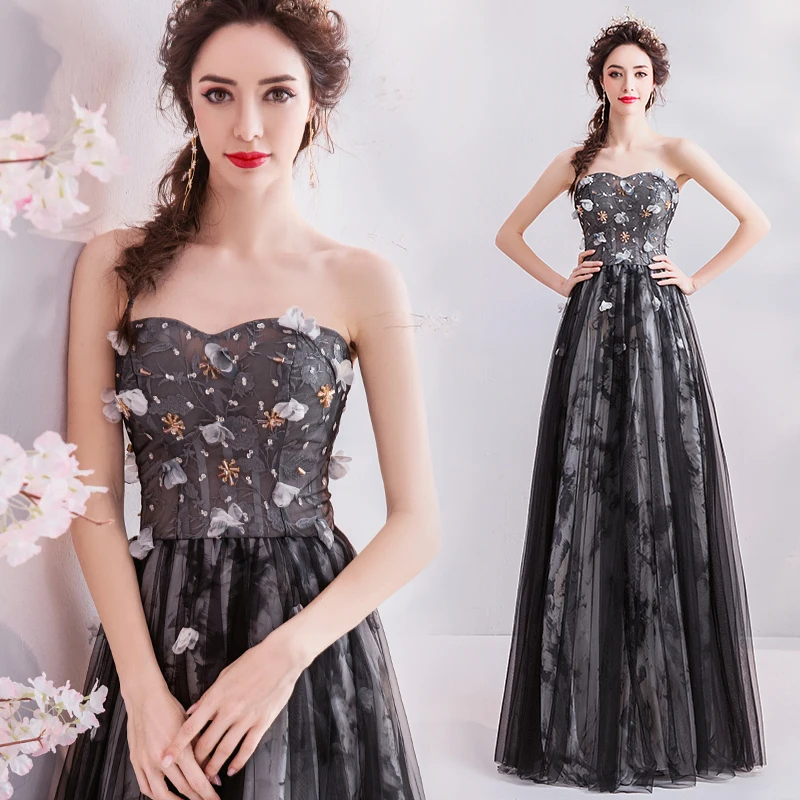 Vestido strapless evening dress 2019 formal party dress appliques pearl prom dress tulle lace up homecoming dress robe de soiree
Vestido strapless evening dress 2019 formal party dress appliques pearl prom dress tulle lace up homecoming dress robe de soiree