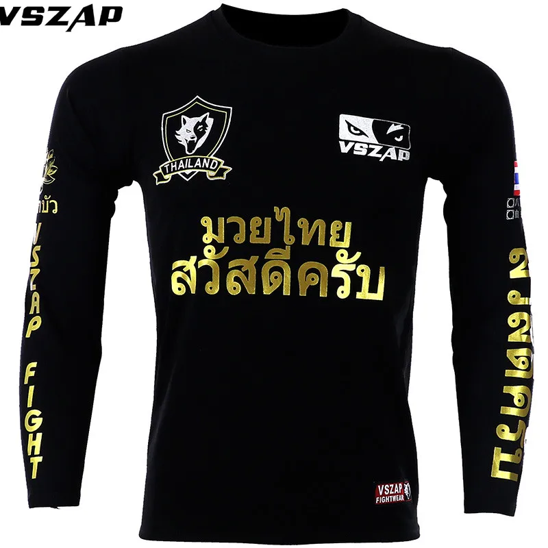 VSZAP MMA Хлопок боевой с длинным рукавом Pro Fistfight Муай Тай боксерская футболка для спортзала Мужская драка Рашгард
VSZAP MMA Хлопок боевой с длинным рукавом Pro Fistfight Муай Тай боксерская футболка для спортзала Мужская драка Рашгард