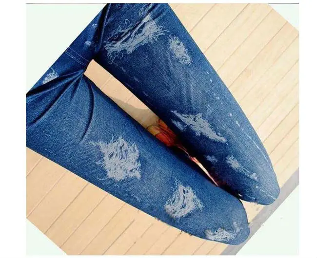 Women Footless Skinny Denim Jeans Look Leggings Jeggings Printed Pants Destroy#A
Women Footless Skinny Denim Jeans Look Leggings Jeggings Printed Pants Destroy#A