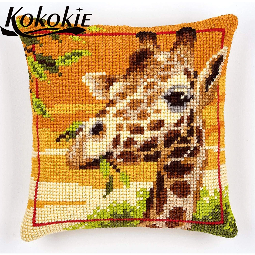 handicraft embroidery yarn pillowcase diy mat embroider needlework kits animal decorative cross stitch fabric throw pillow kits
handicraft embroidery yarn pillowcase diy mat embroider needlework kits animal decorative cross stitch fabric throw pillow kits