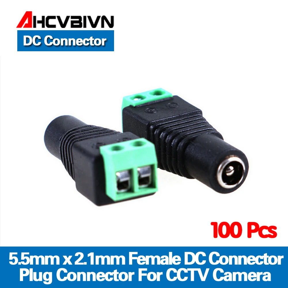 AHCVBIVN 100 шт./лот Женский DC Разъем 5,5/2,1 мм CCTV UTP DC разъем питания Кабель-адаптер DC/AC 2/Camera Video Balun
AHCVBIVN 100 шт./лот Женский DC Разъем 5,5/2,1 мм CCTV UTP DC разъем питания Кабель-адаптер DC/AC 2/Camera Video Balun