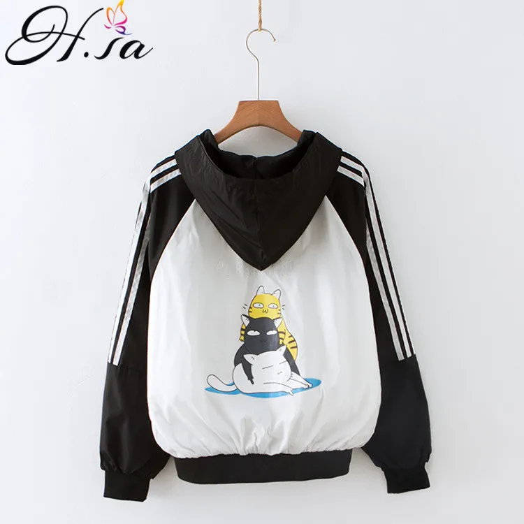H.SA Autumn Women Hoodies Hoody Casual Hooded Zip Pullover Sweatshirts Hooded Female Jumper Women Cartoon Tracksuits Sportswear
H.SA Autumn Women Hoodies Hoody Casual Hooded Zip Pullover Sweatshirts Hooded Female Jumper Women Cartoon Tracksuits Sportswear
