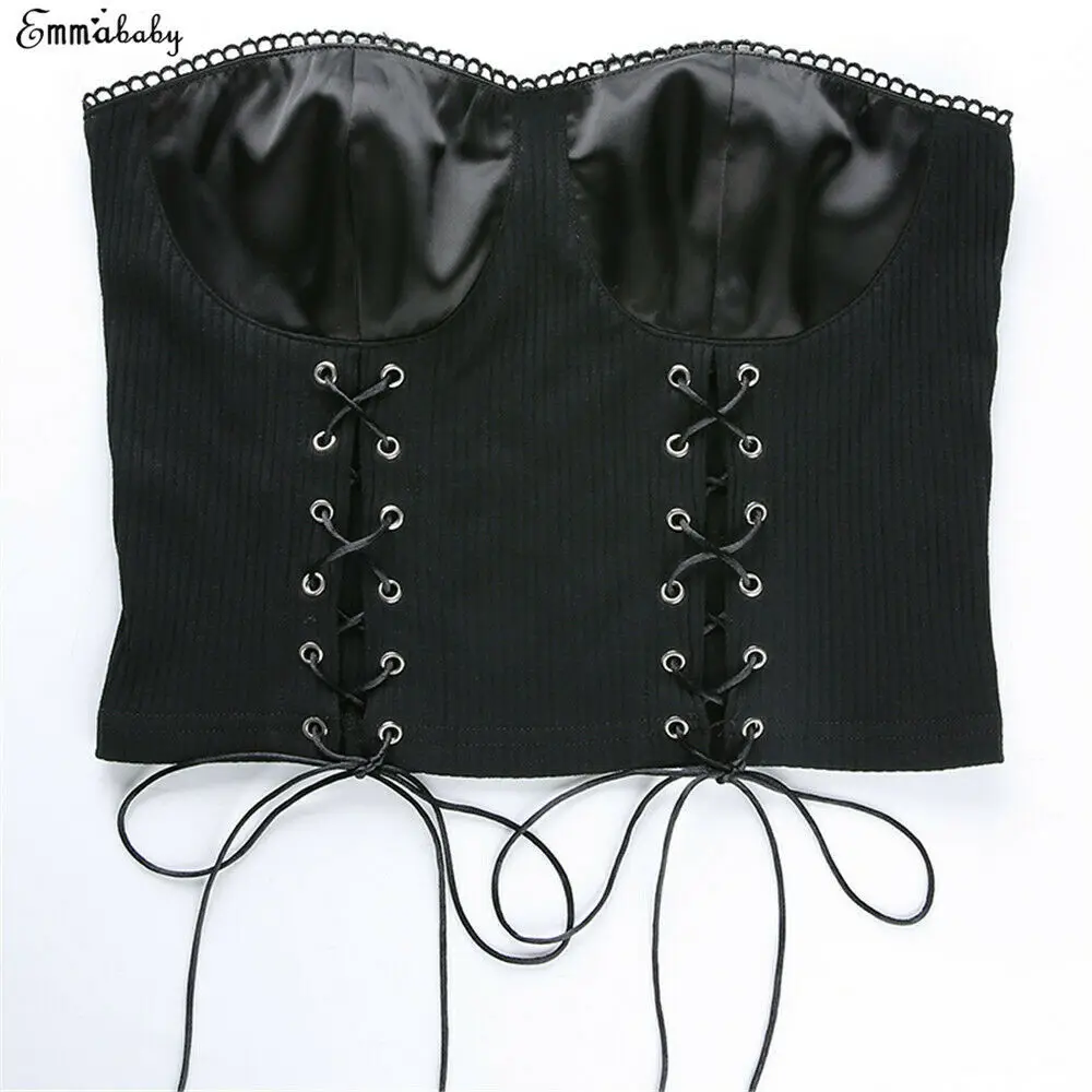 2019 Fashion Women Sleeveless Summer Tube Tops Bustier Black Bandage Tube Tank Top Sexy Lady Solid Bandeau Top
2019 Fashion Women Sleeveless Summer Tube Tops Bustier Black Bandage Tube Tank Top Sexy Lady Solid Bandeau Top