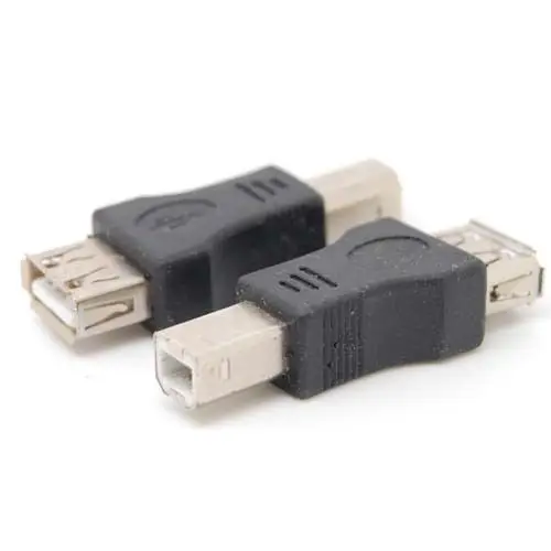 USB адаптер для принтера конвертер A FEMALE TO B MALE F/M NEW|usb printer|usb male femaleusb usb female |